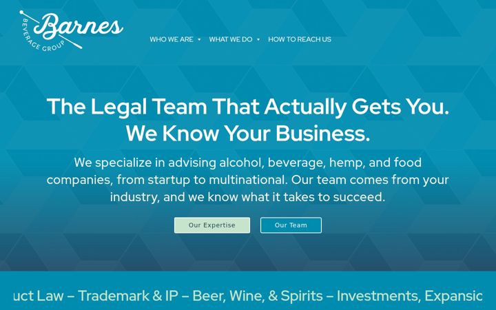 Screenshot of drinkslaw.com