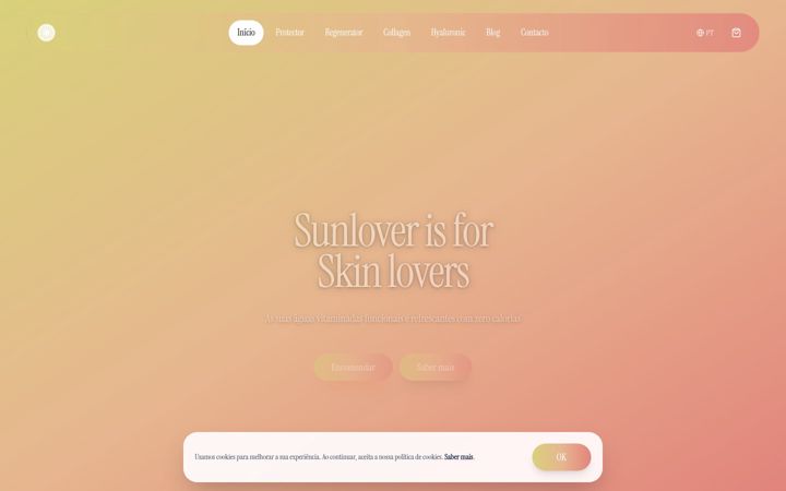 Screenshot of drinksunlover.com