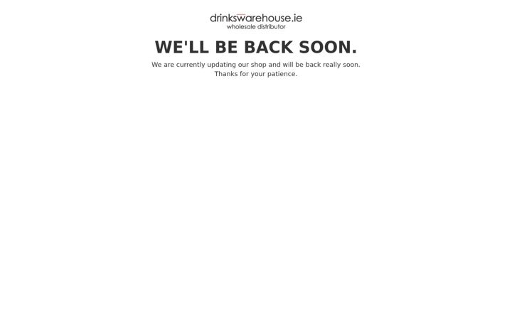 Captura de pantalla de drinkswarehouse.ie