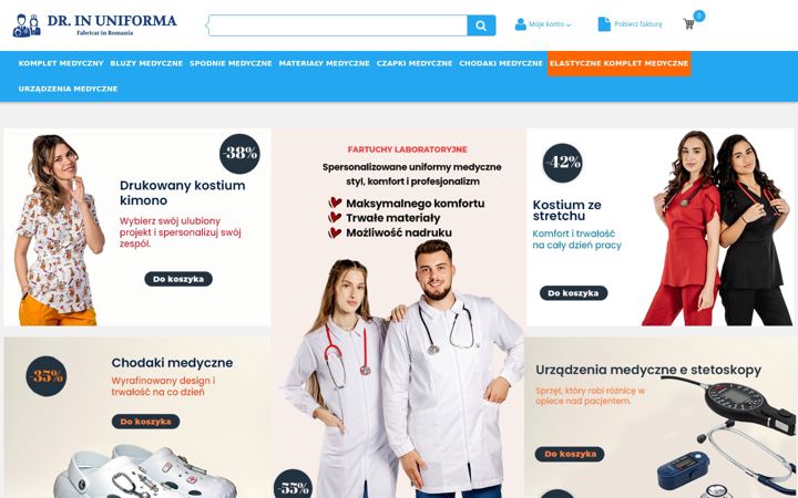 Captura de ecrã de drinuniforma.pl