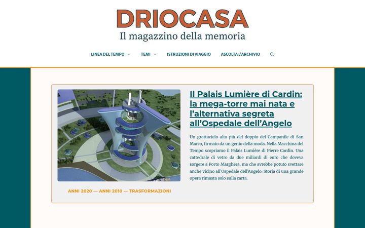 Screenshot of driocasa.it