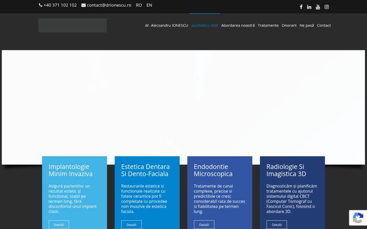 Screenshot of drionescu.ro