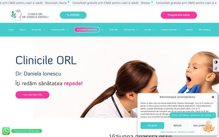 Screenshot ta' drionescudaniela.ro