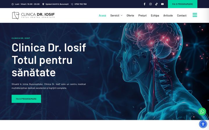 Screenshot of driosif.ro