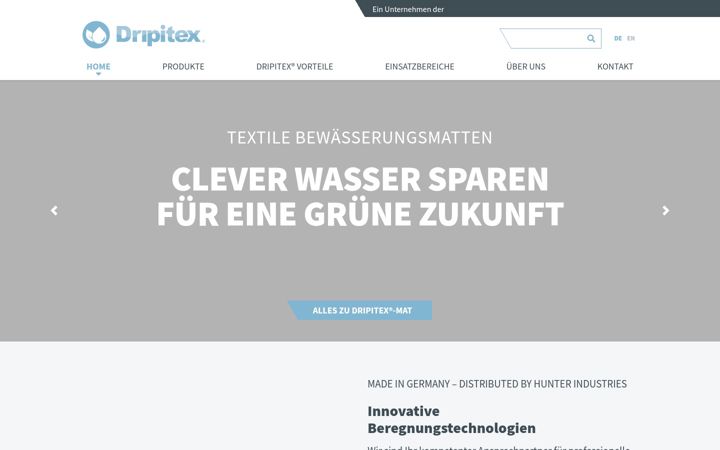Zrzut ekranu dripitex.de