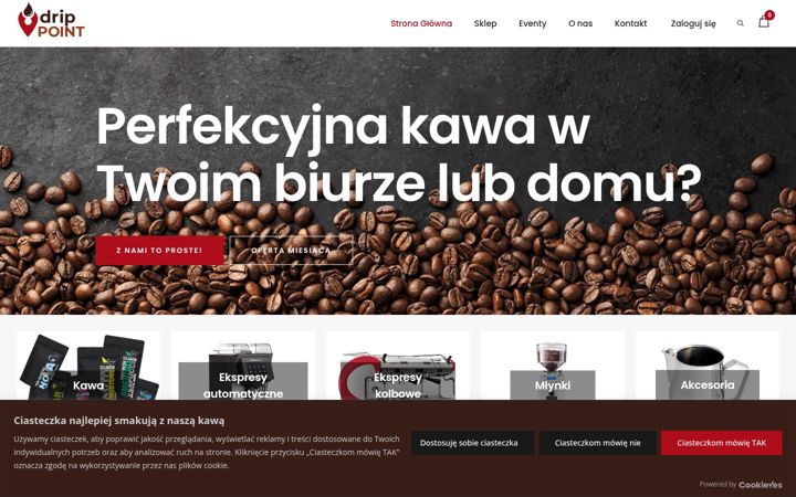 Captura de ecrã de drippoint.pl