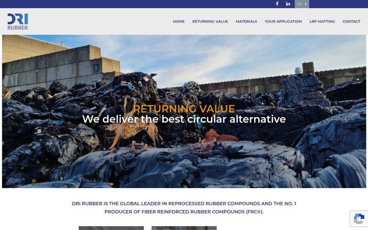 Screenshot of drirubber.com