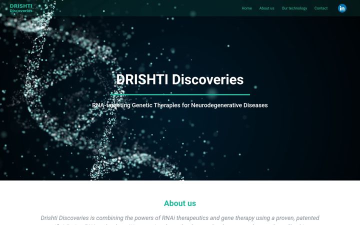 Screenshot of drishtidiscoveries.com