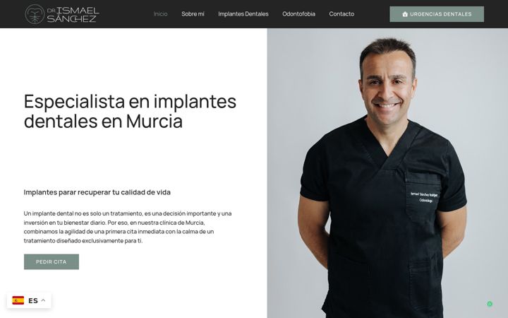 Screenshot of drismaelsanchez.com