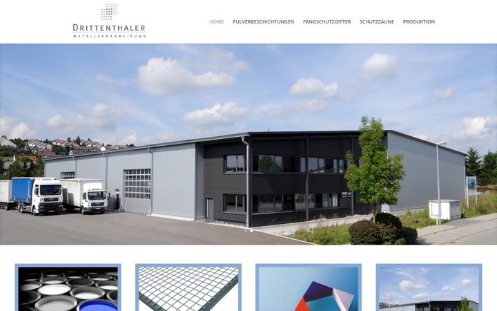 Screenshot of drittenthaler-metallverarbeitung.de