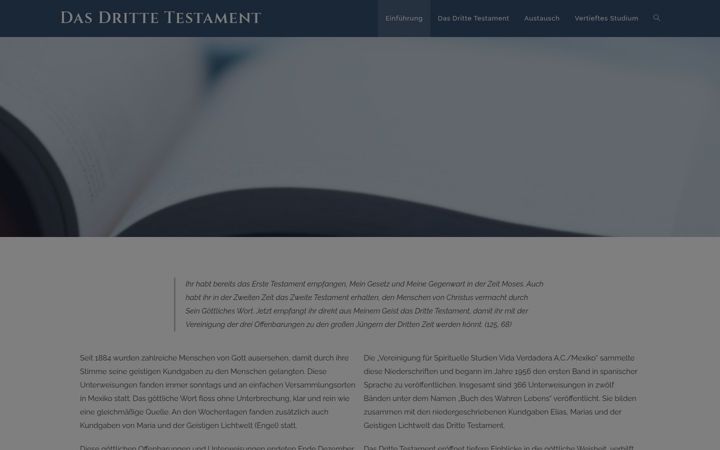 Screenshot of drittestestament.de