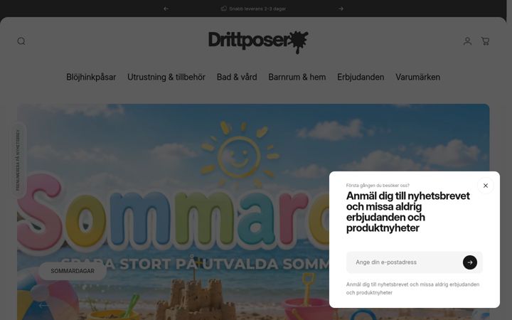 Snímek obrazovky drittposer.se
