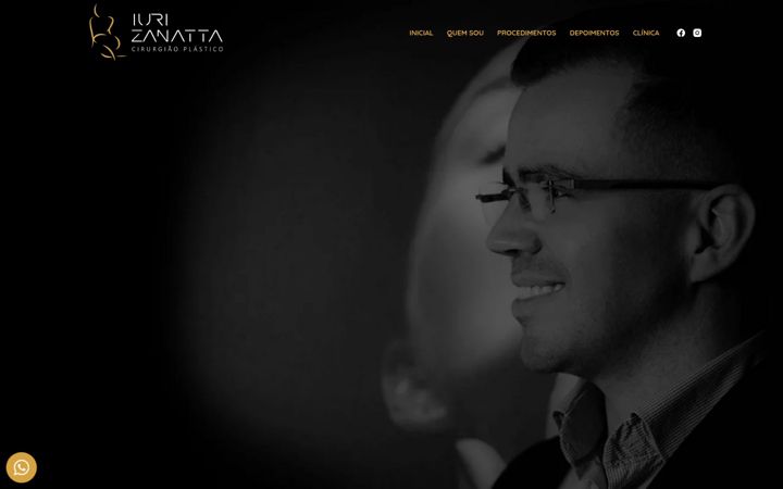 Screenshot stránky driurizanatta.com.br