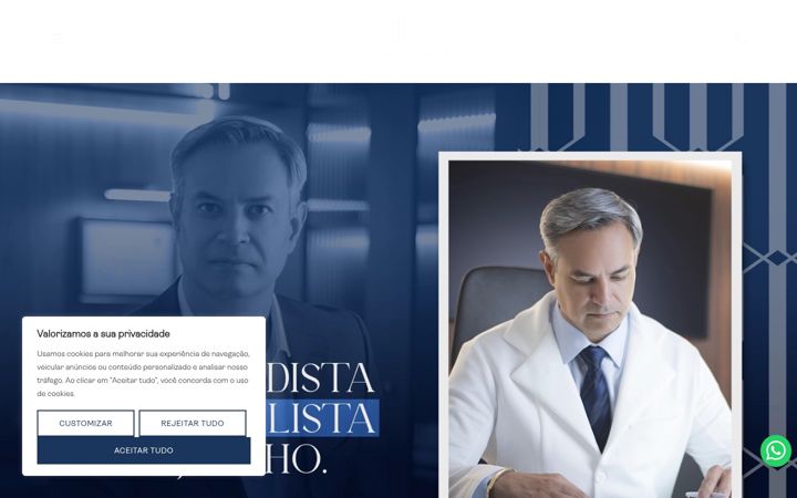 Screenshot stránky drivandoaraujo.com.br