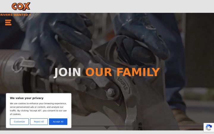 Screenshot of drive4cox.com