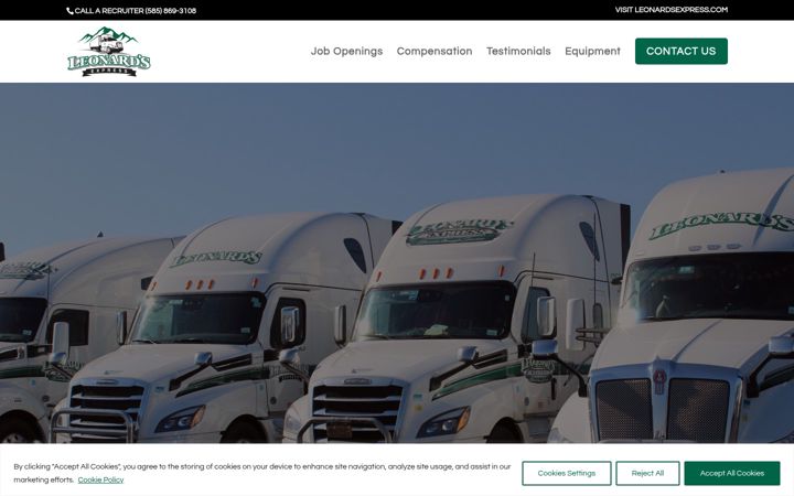 Screenshot of drive4leonards.com