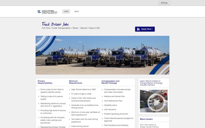 Screenshot of drive4sunoco.com