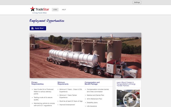 Screenshot of drive4tradestar.com