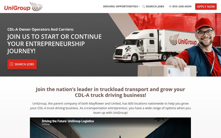 Screenshot of drive4unigroup.com