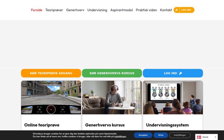 Screenshot of drive4you.dk