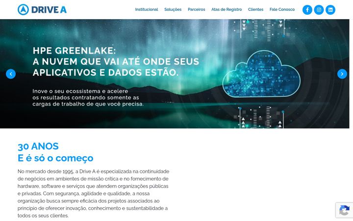 Screenshot von drivea.com.br