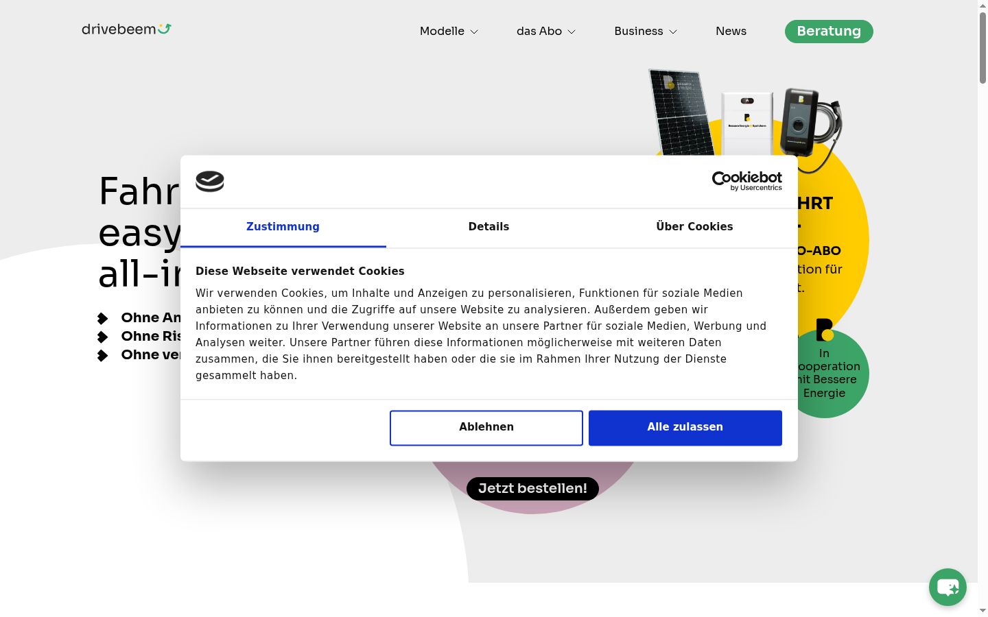Zrzut ekranu banera zgody wyświetlanego przed jakąkolwiek interakcją