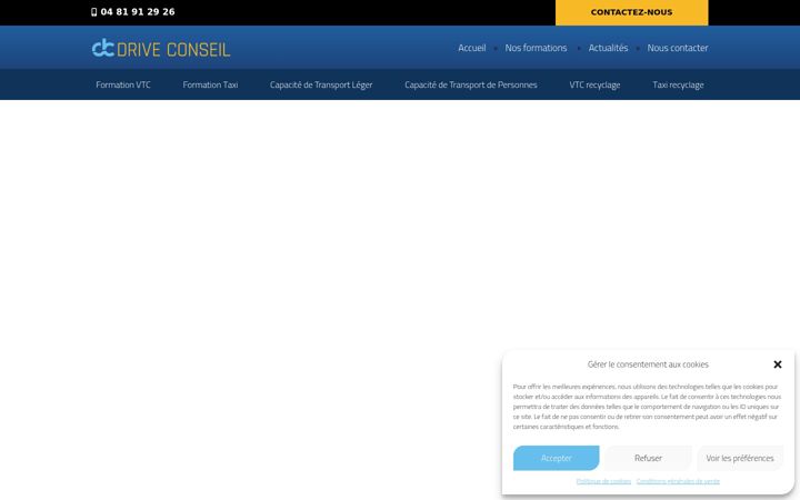 Screenshot of driveconseil.fr