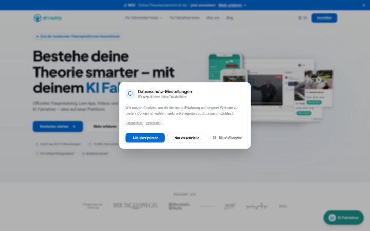 Screenshot of driveddy.com