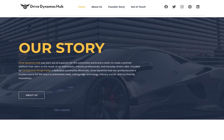 Screenshot of drivedynamoshub.com