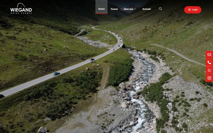 Snimka zaslona za driveevents.de