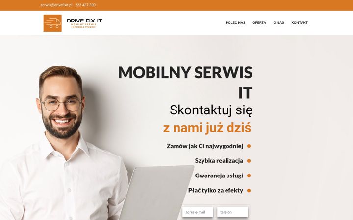 Captura de ecrã de drivefixit.pl