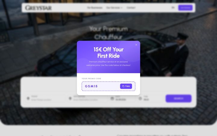 Screenshot of drivegreystar.com