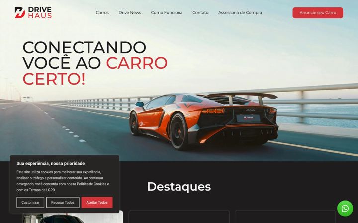 Screenshot von drivehaus.com.br