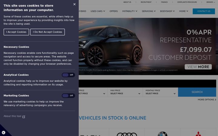 Screenshot of driveingram.com