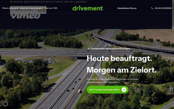 Screenshot of drivement.com