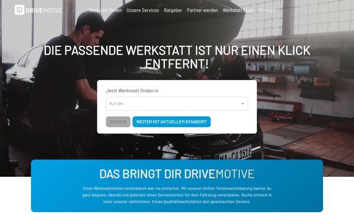 Snimka zaslona za drivemotive.de