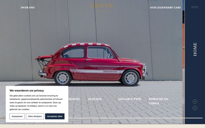 Screenshot of driven-legends.com
