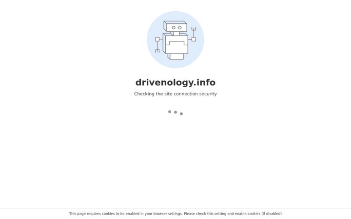 Kuvakaappaus sivustosta drivenology.info