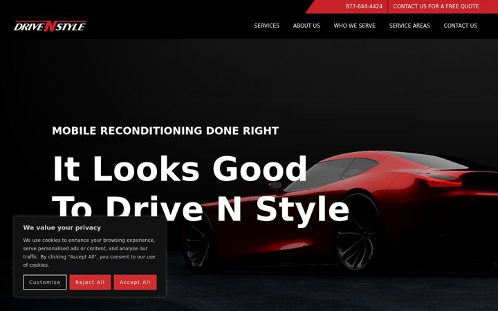 Screenshot of drivenstyle.com