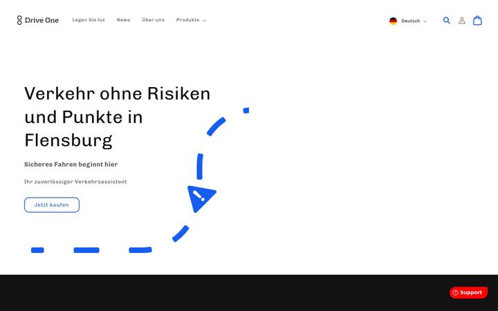 Screenshot of driveone.de