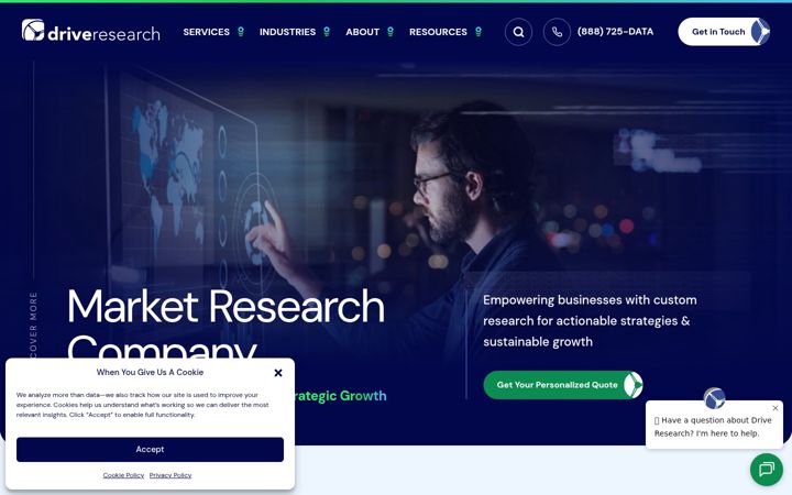 Zrzut ekranu driveresearch.com