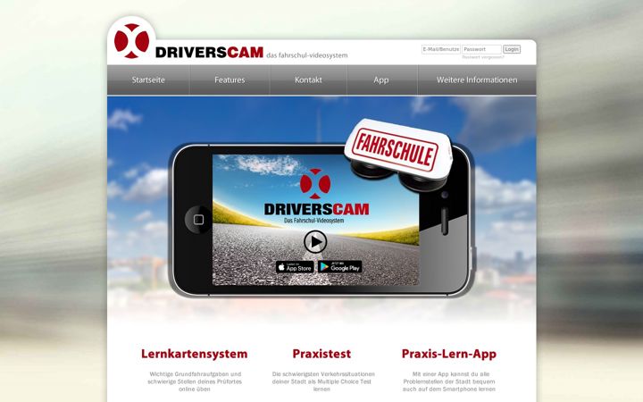 Screenshot of driverscam.de
