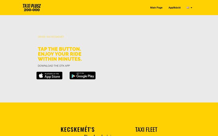Screenshot of drivertaxi.hu