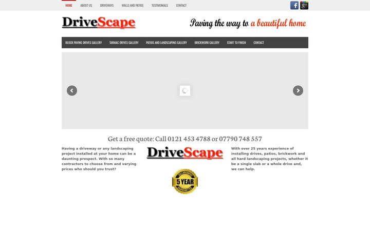 Skærmbillede af drivescapebirmingham.co.uk