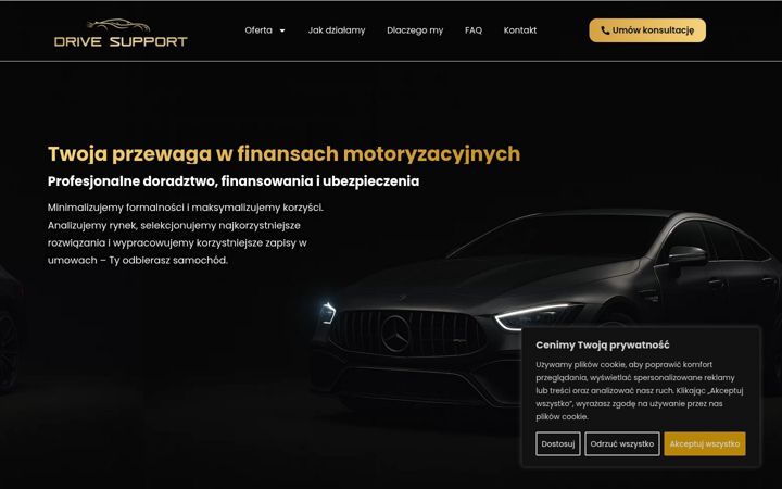 Captura de ecrã de drivesupport.pl