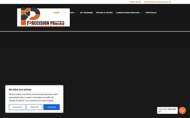 Screenshot του drivewaysmorecambe.co.uk