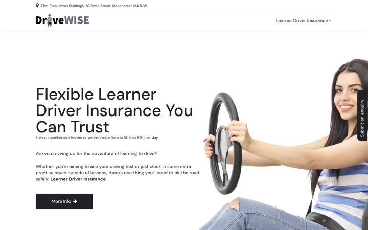 Screenshot von drivewise.co.uk