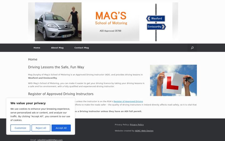 Screenshot of drivewithmag.com