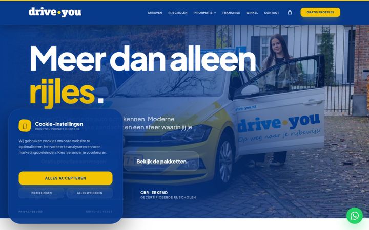 Screenshot di driveyou.nl