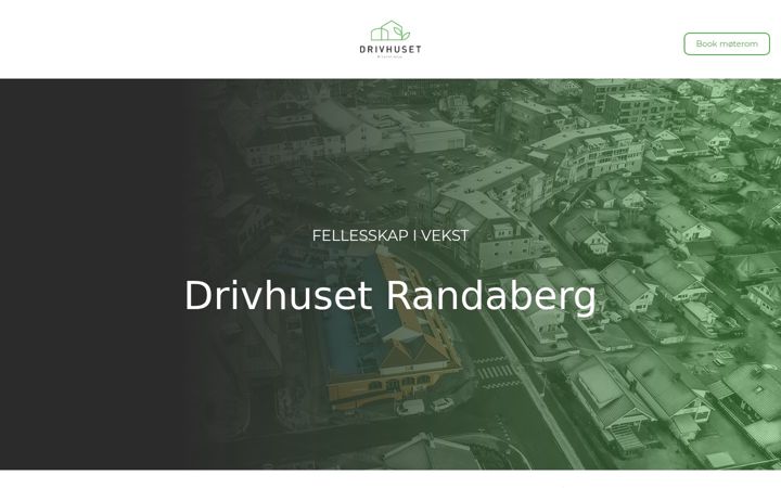 Kuvakaappaus sivustosta drivhusetrandaberg.no